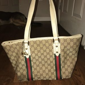 Gucci Canvas Jolicoeur Tote Bag